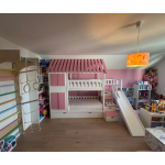 ruimtebesparend kinderbed met trap